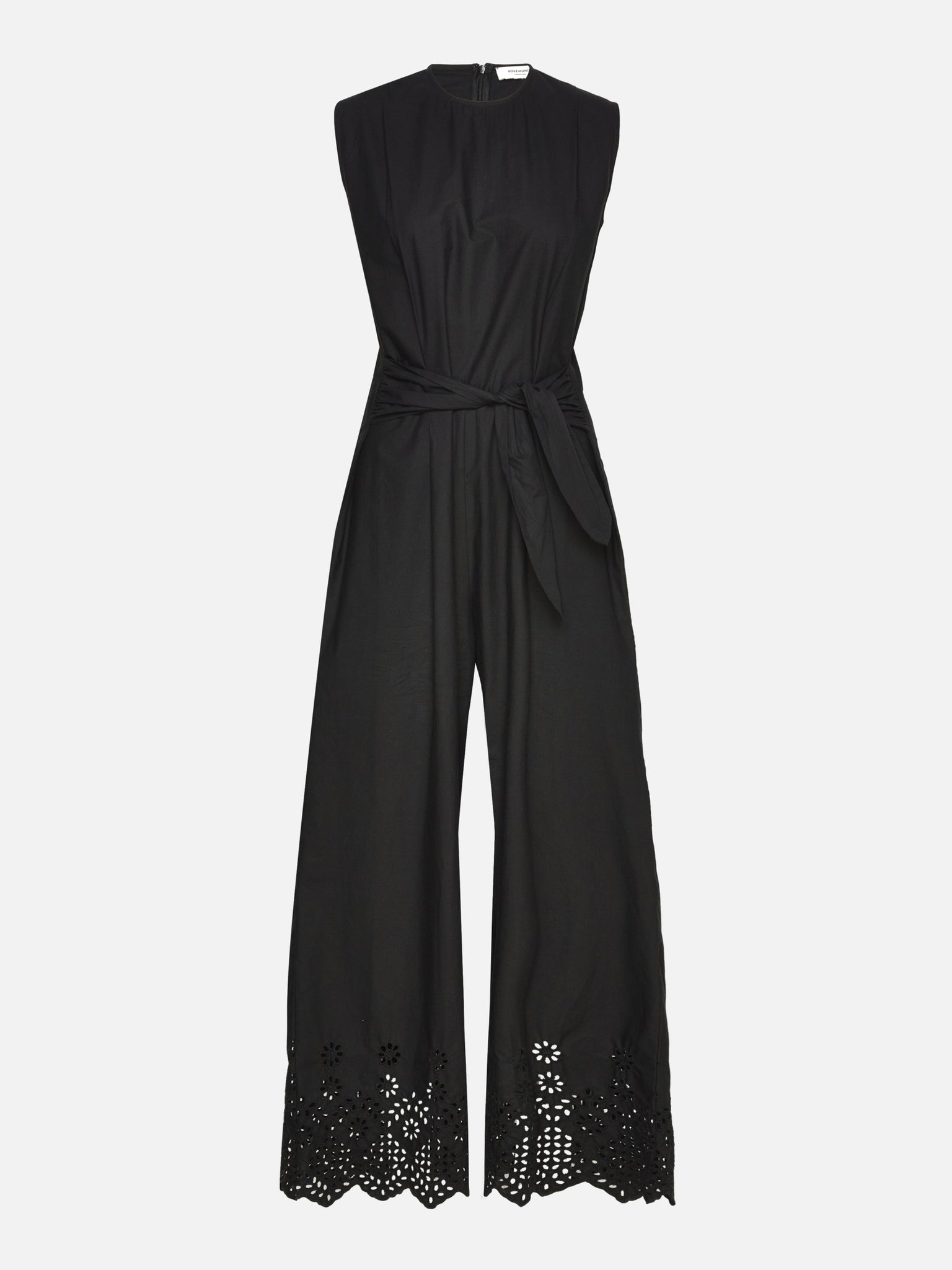 Broderie anglaise cotton jumpsuit