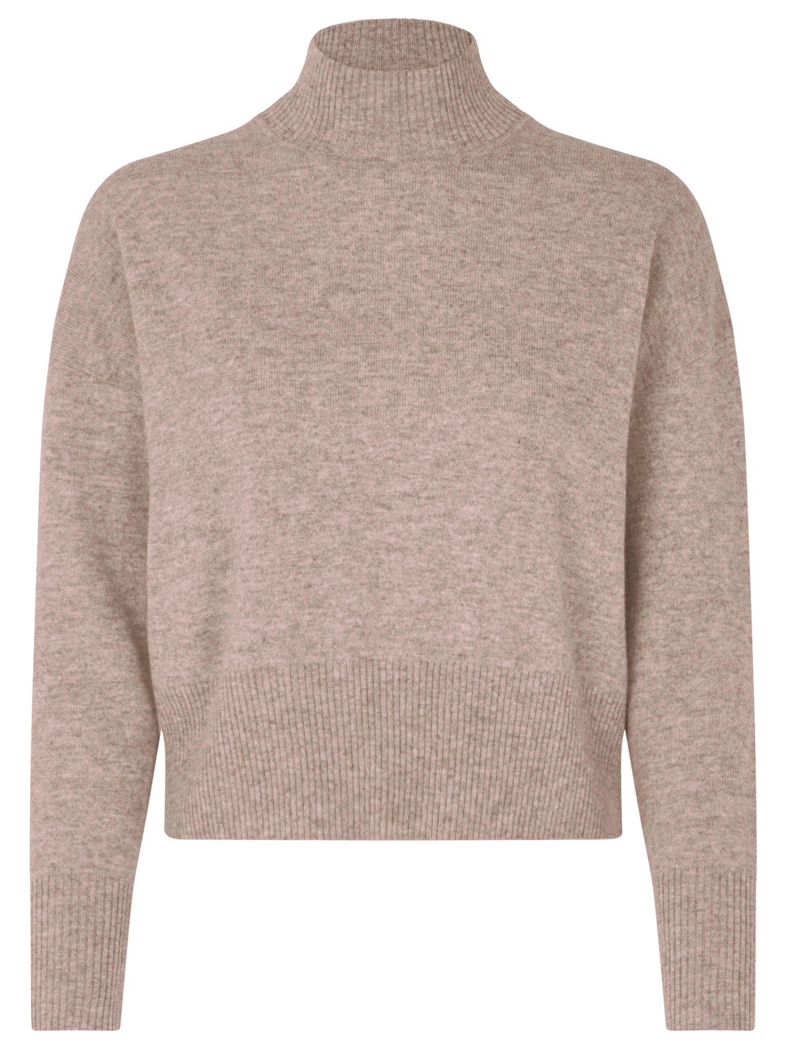 Wool & cashmere turtleneck pullover