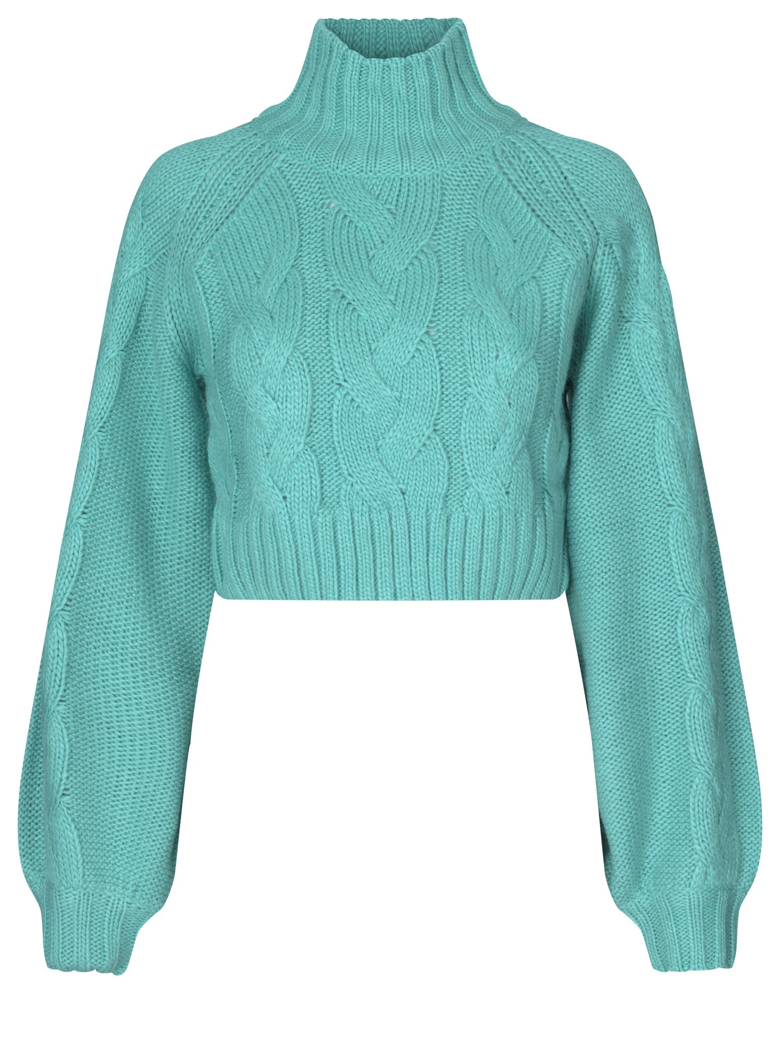 Cable knitted pullover